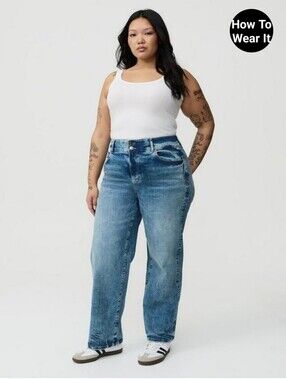 Torrid Plus Size 22  NWT High-Rise Stovepipe Straight Vintage Stretch Jeans